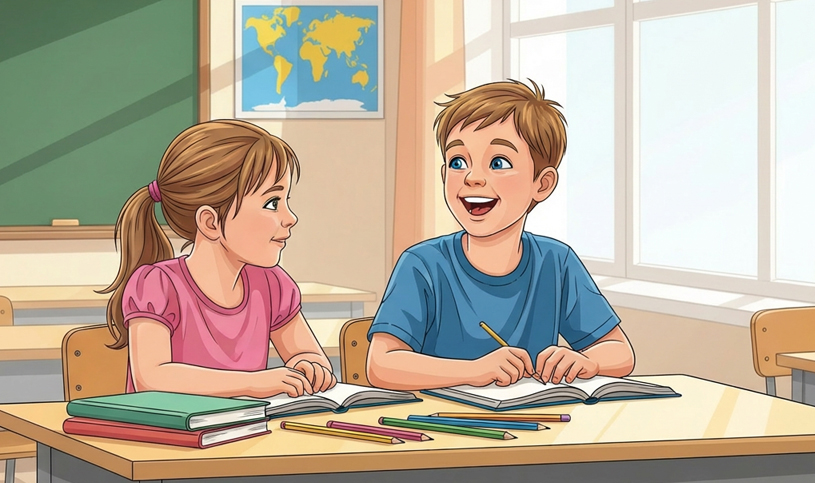 Russe pour débutants - Dictée en russe A1 : Le Verbe Учиться (Étudier) au Présent